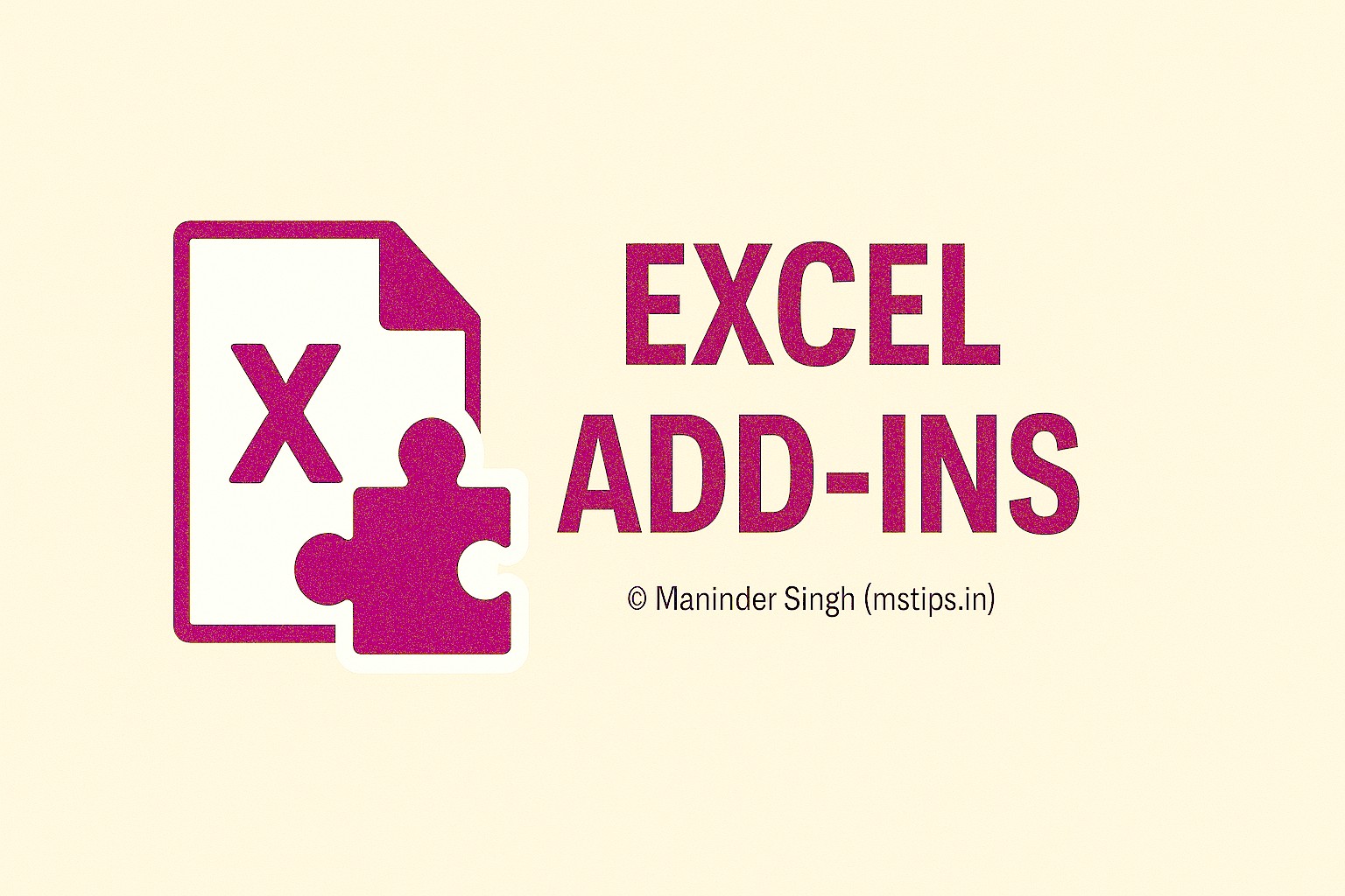 Excel Add-Ins